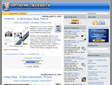 Tablet Screenshot of optional-necessity.com